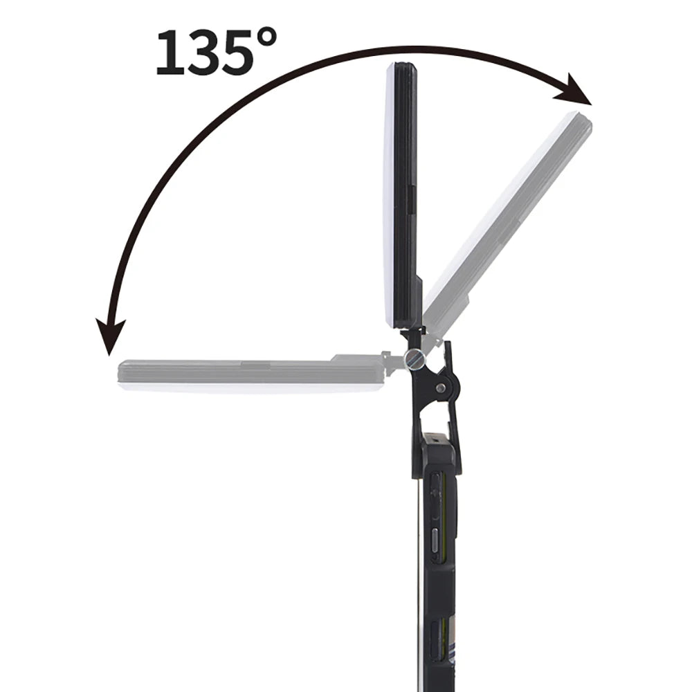 Mini clipe de luz de preenchimento LED RGB – Iluminação compacta para vlogs, selfies e vídeos.