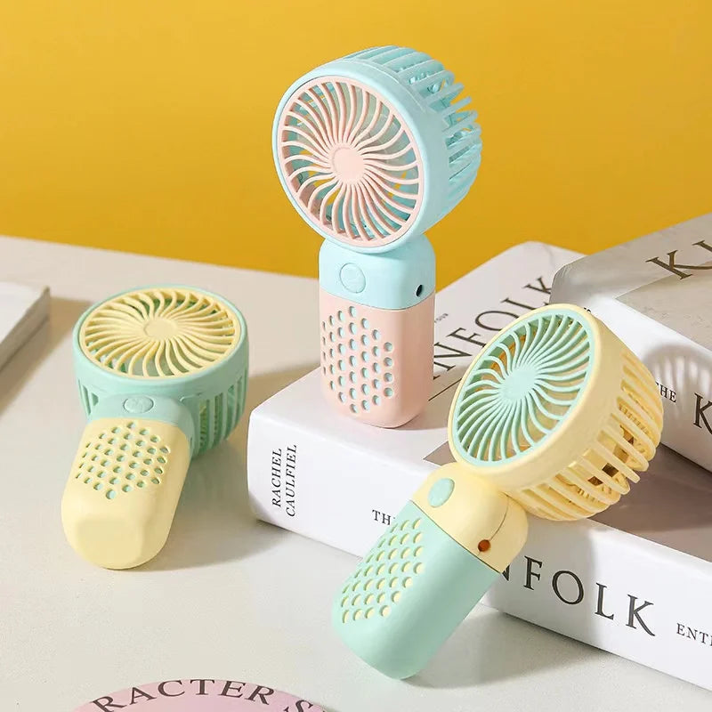 Novo ventilador portátil de carregamento 2025 – Mini USB Pocket Breeze.