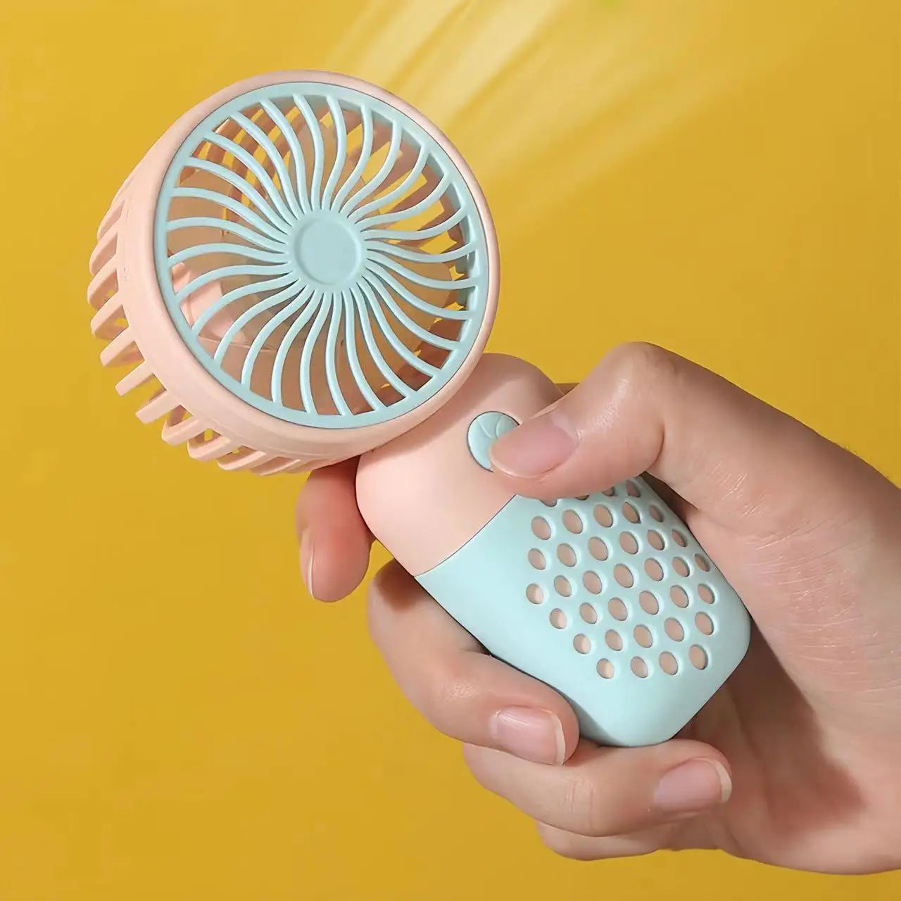 Novo ventilador portátil de carregamento 2025 – Mini USB Pocket Breeze.