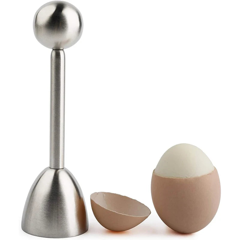 Egg Topper Premium em Aço – Cortador de Casca para Café da Manhã Prático e Elegante