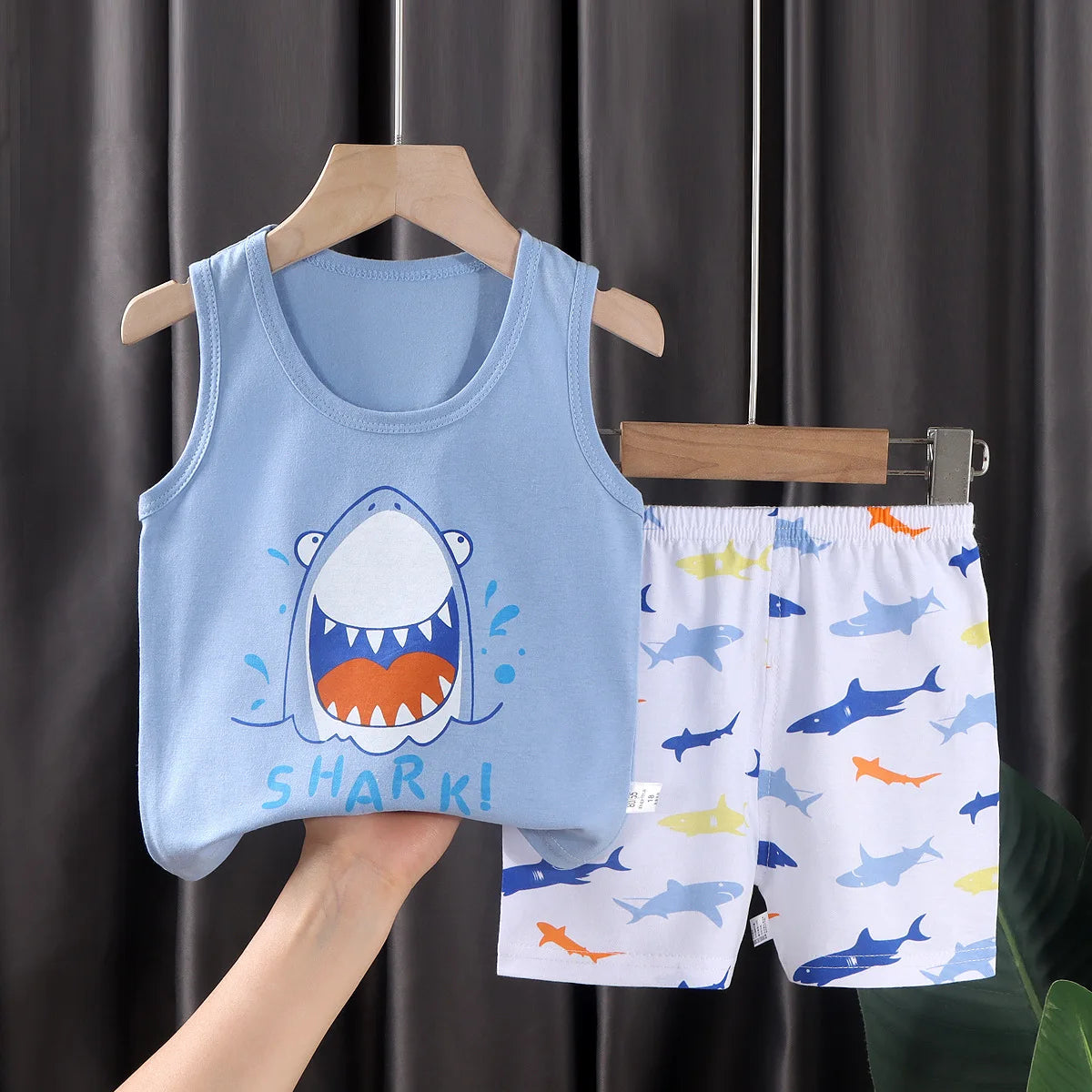 Estilo & Conforto Baby – Kit 2 Peças Regata e Shorts Unissex