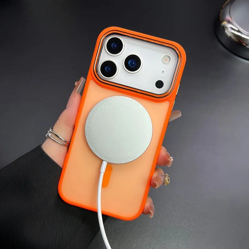 MagLux Shield – Capa Magnética Matte para iPhone