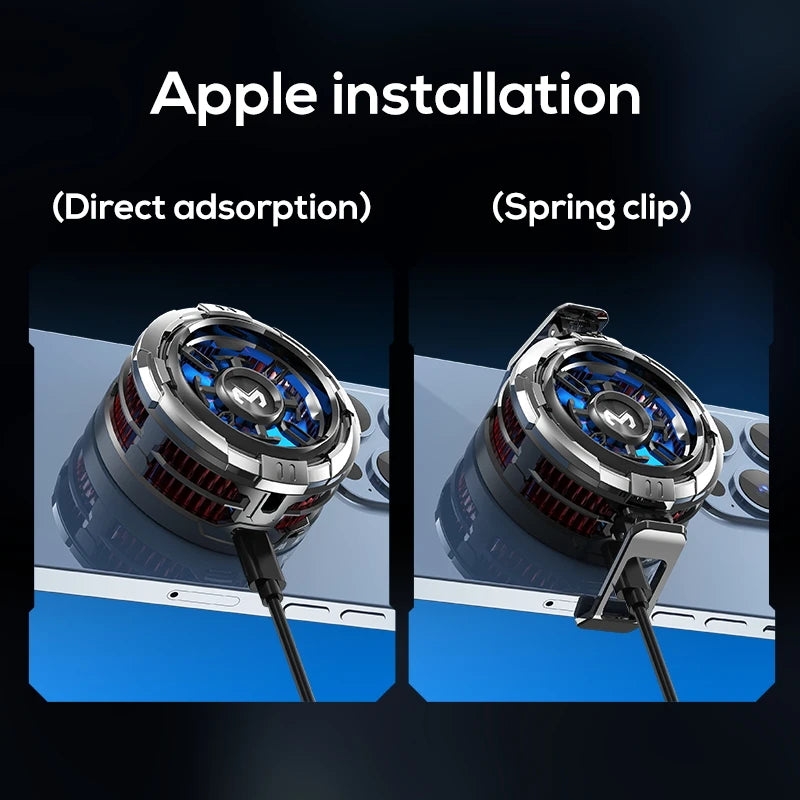 MEMO CX08 Cooler de alta potência para celular com braçadeira e ímã.