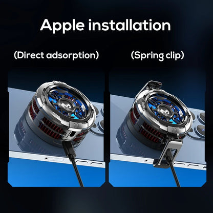MEMO CX08 Cooler de alta potência para celular com braçadeira e ímã.