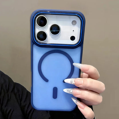 MagLux Shield – Capa Magnética Matte para iPhone