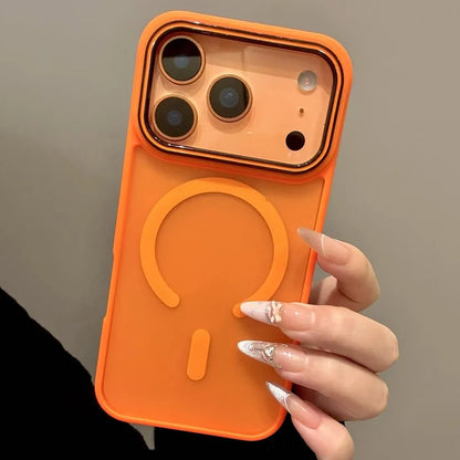 MagLux Shield – Capa Magnética Matte para iPhone