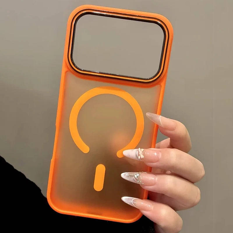 MagLux Shield – Capa Magnética Matte para iPhone