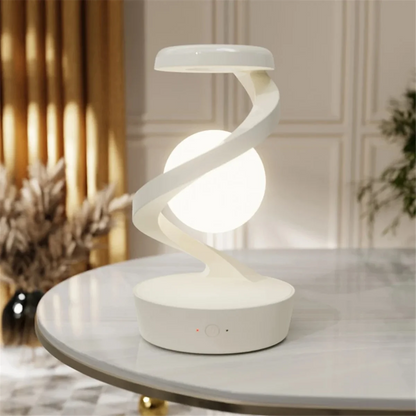Luz Noturna LED Levitante 360° – Decoração Sofisticada com Carregador Sem Fio